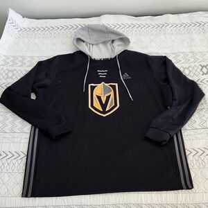 Adidas Men`s Nhl Las Vegas Golden Knights Skate Lace Hoodie Hoody Sweatshirt 2XL
